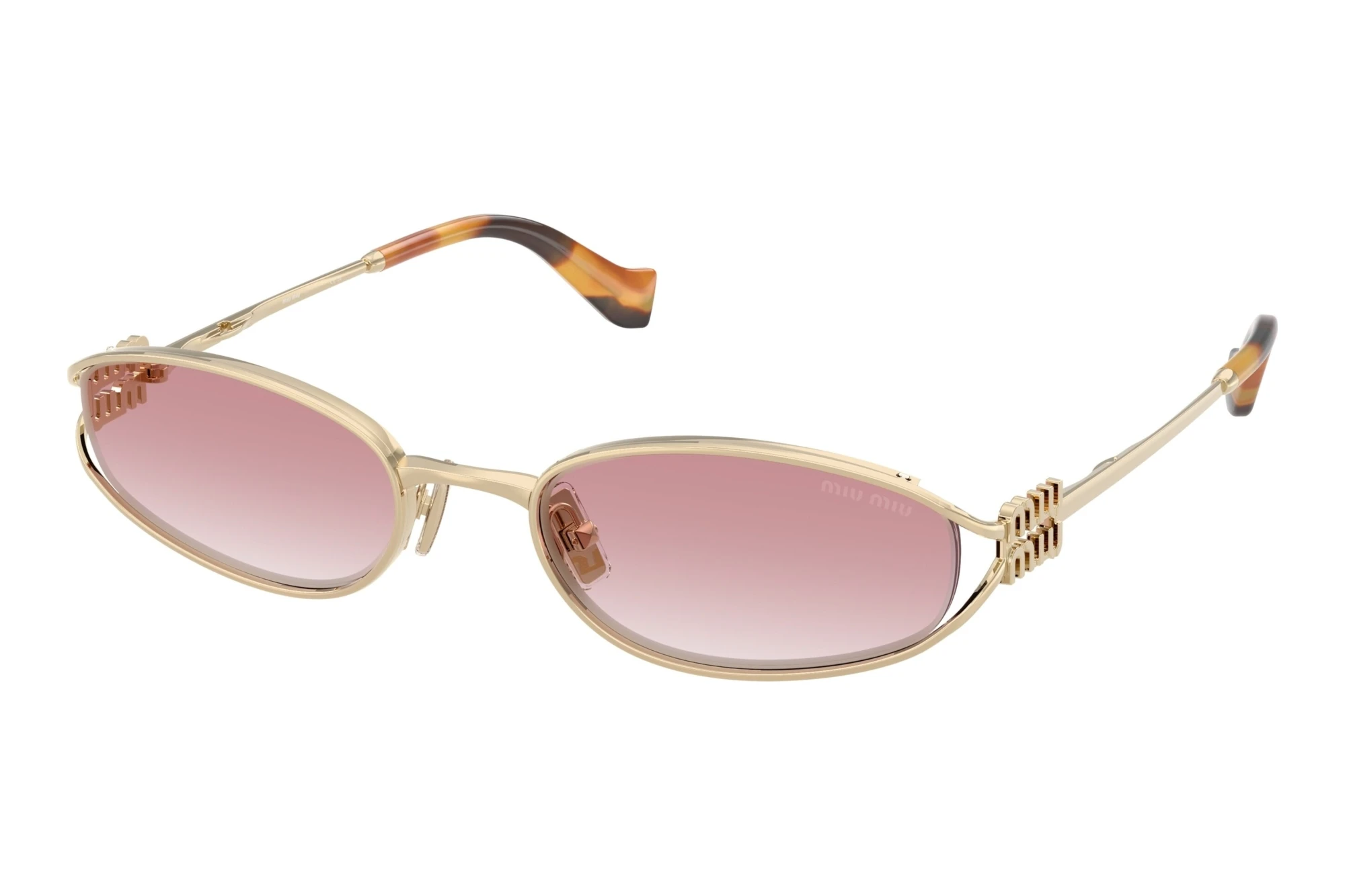 Miu Miu   MU C51S ZVN70O Clear Gradient PinkPale Gold