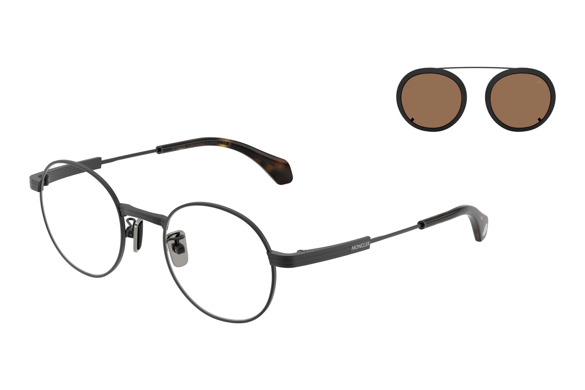 Moncler   ME4015T 100173 Solid BrownMatte Black