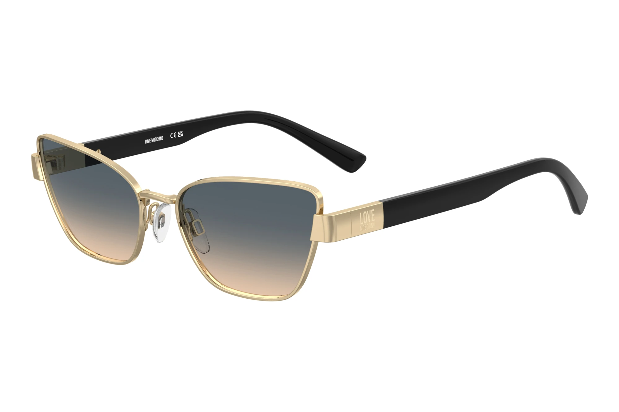 Moschino   MOL108/S 000/I4 BLUE SHADED PINKROSE GOLD