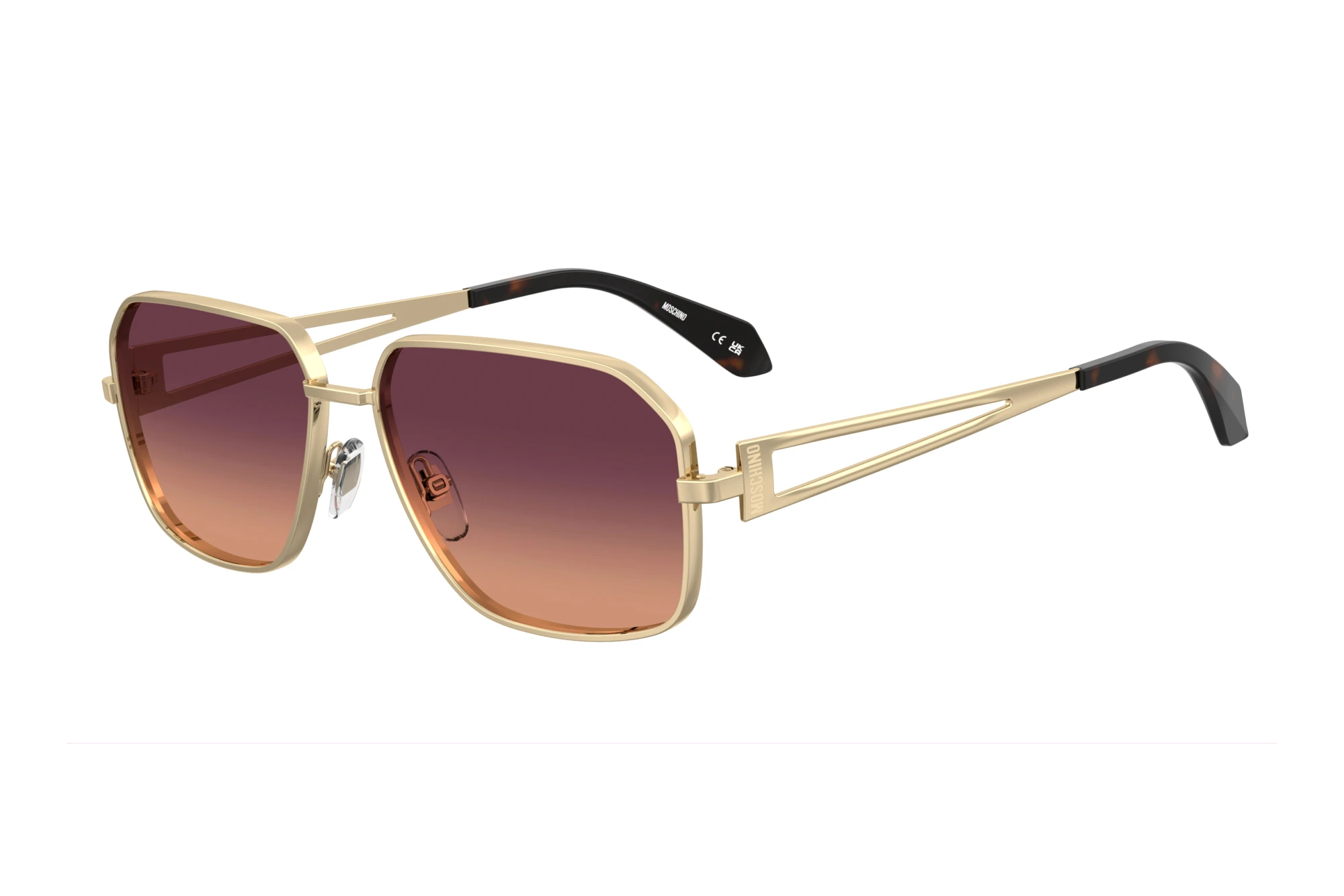 Moschino   MOS219/S 000/3X BURGUNDY SHADEDROSE GOLD