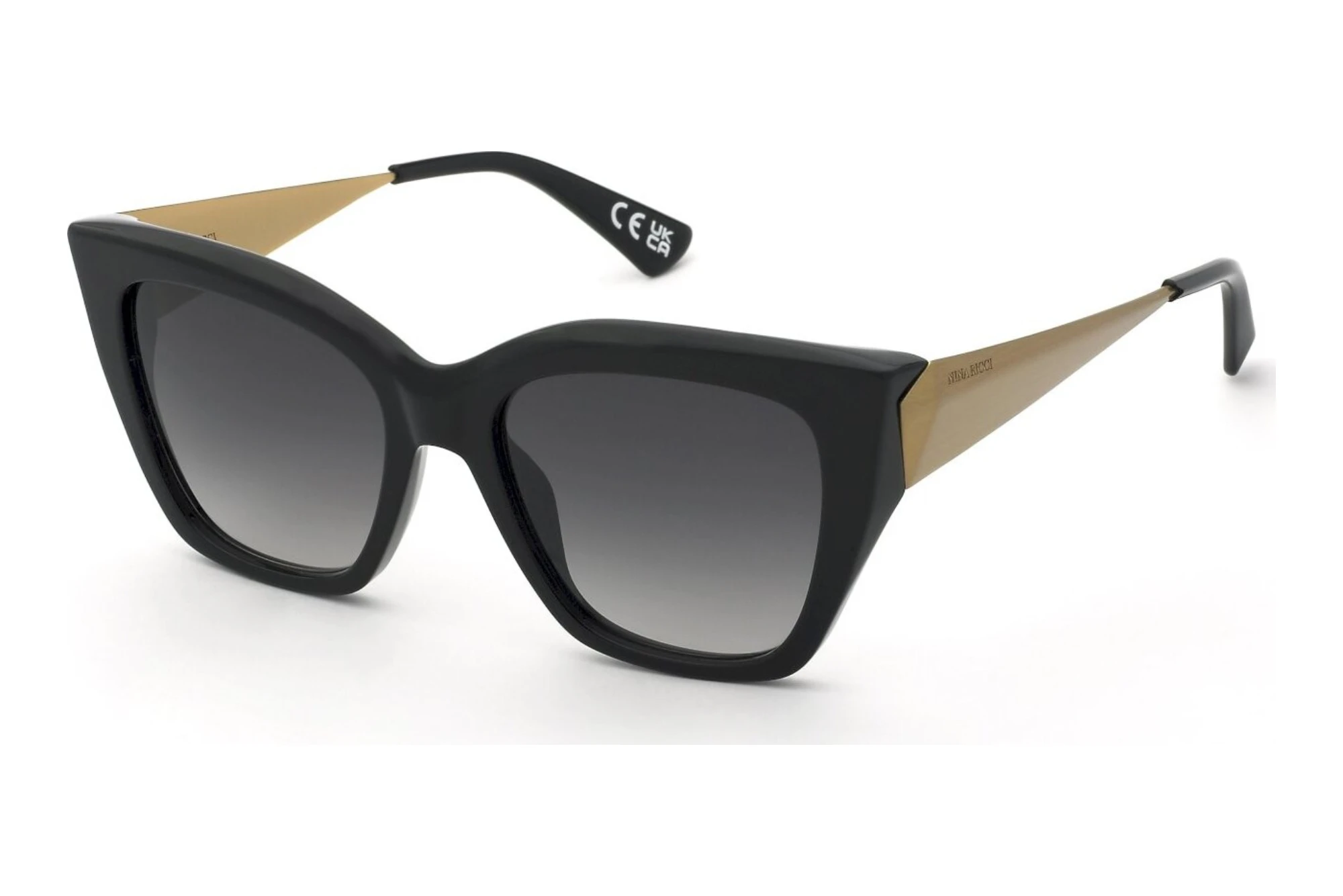 Nina Ricci   SNR487 700K SMOKE GRADIENT SMOKESHINY BLACK