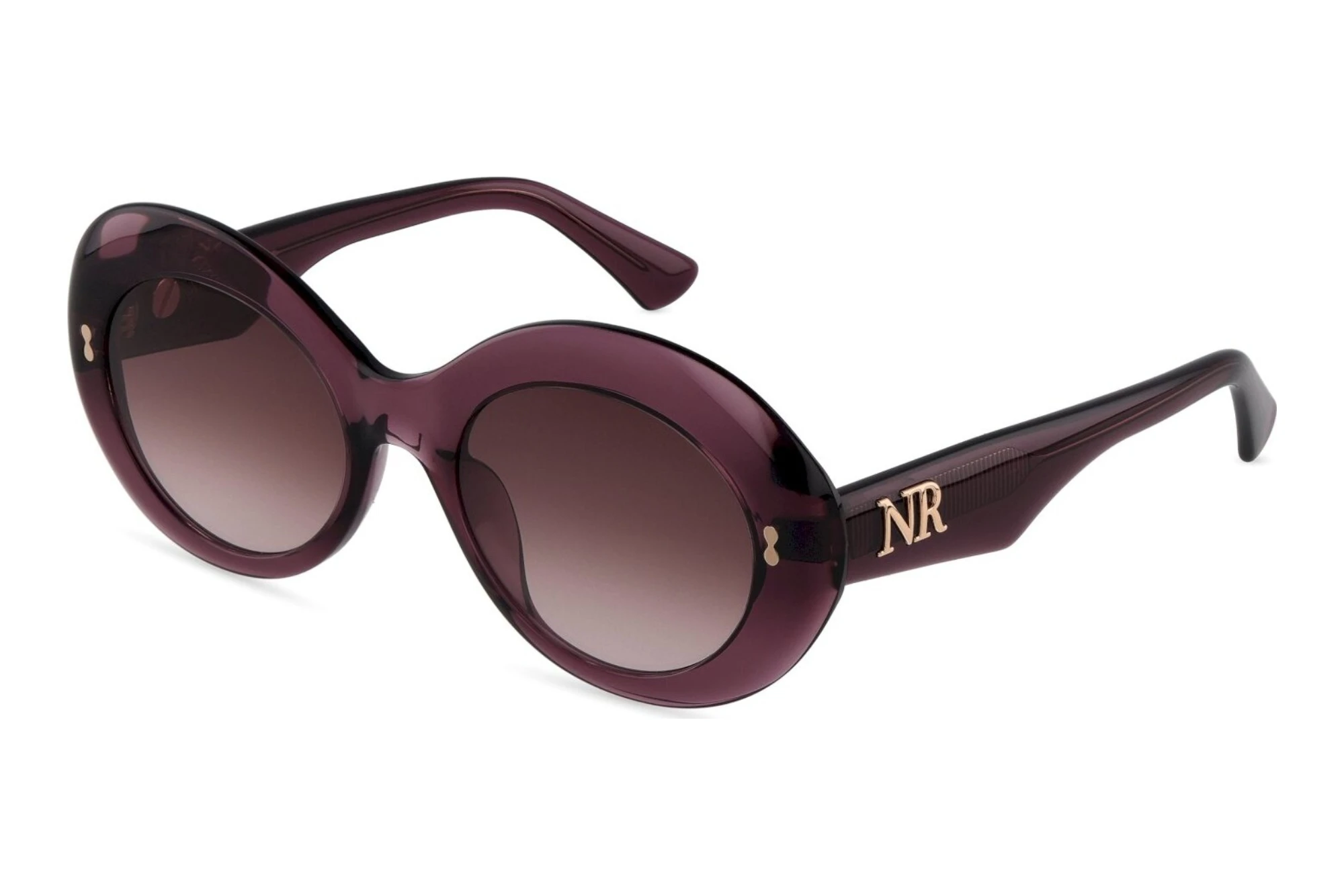 Nina Ricci   SNR490 0V64 BROWN GRADIENT PINKSHINY TRANSP.BORDEAUX RED