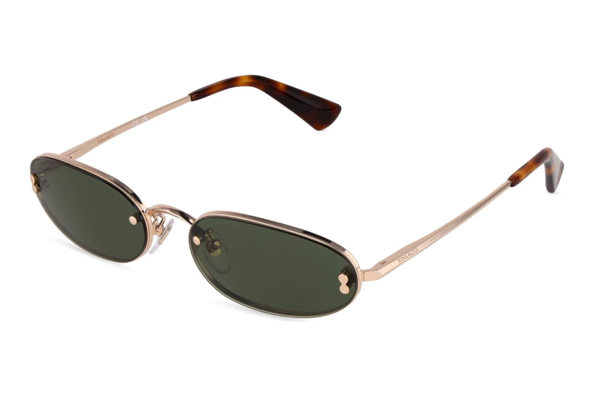 Nina Ricci   SNR492 300V GREY/GREENSHINY ROSE GOLD
