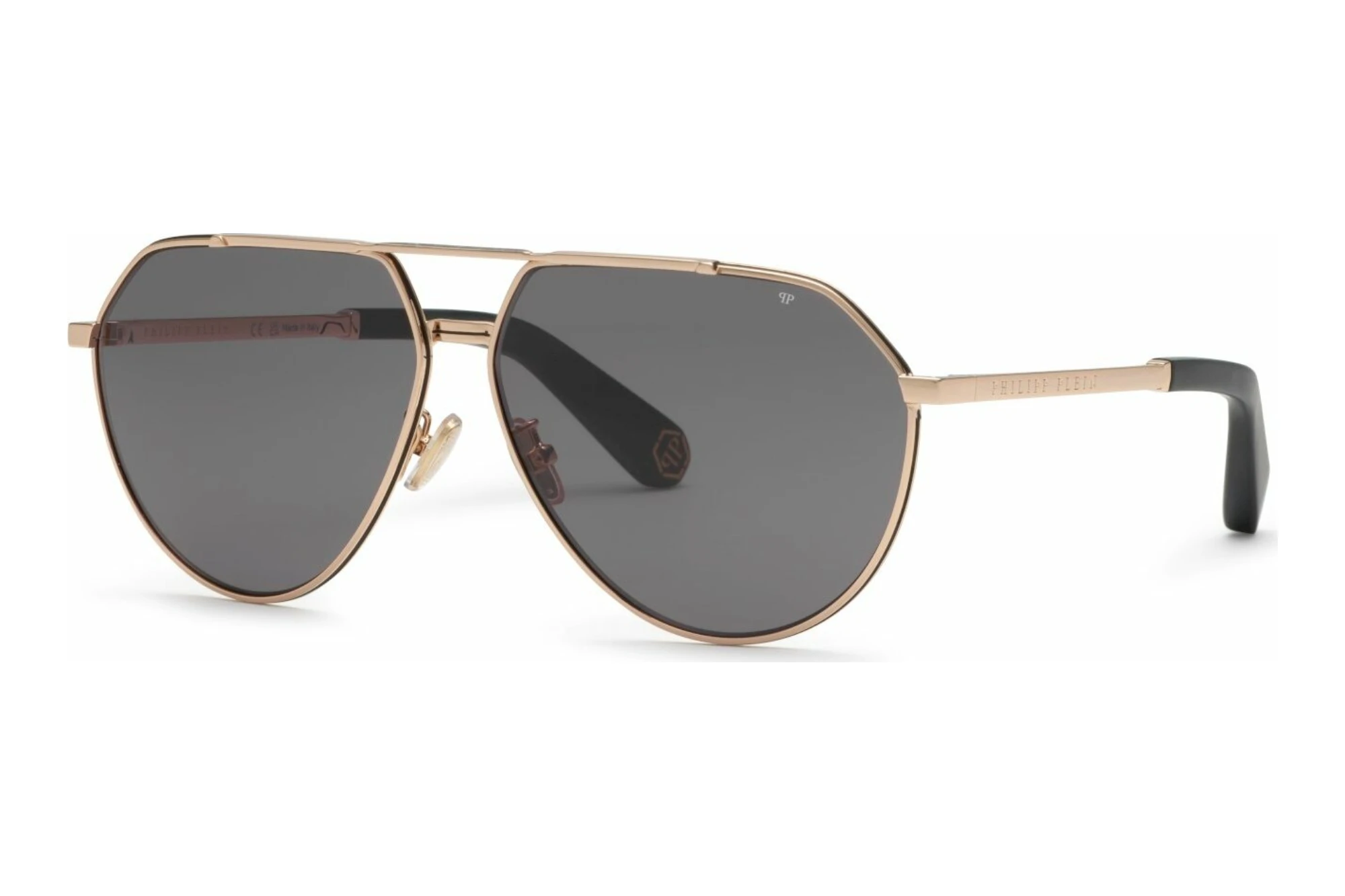 Philipp Plein   SPP007V 302F SMOKEROSE GOLD WITH SEMI MATT BLACK PARTS