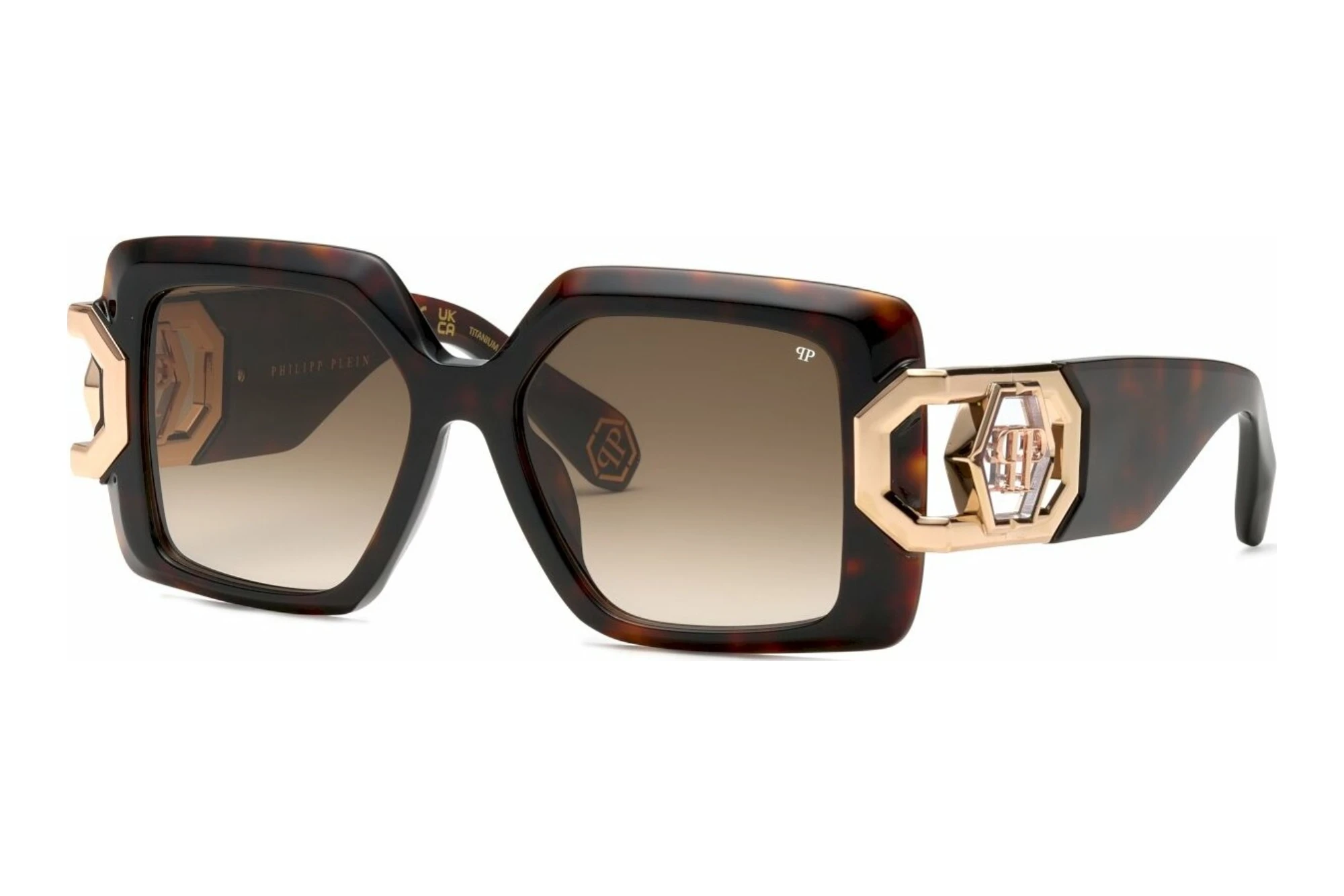 Philipp Plein   SPP159 0722 BROWN GRADIENTSHINY DARK HAVANA