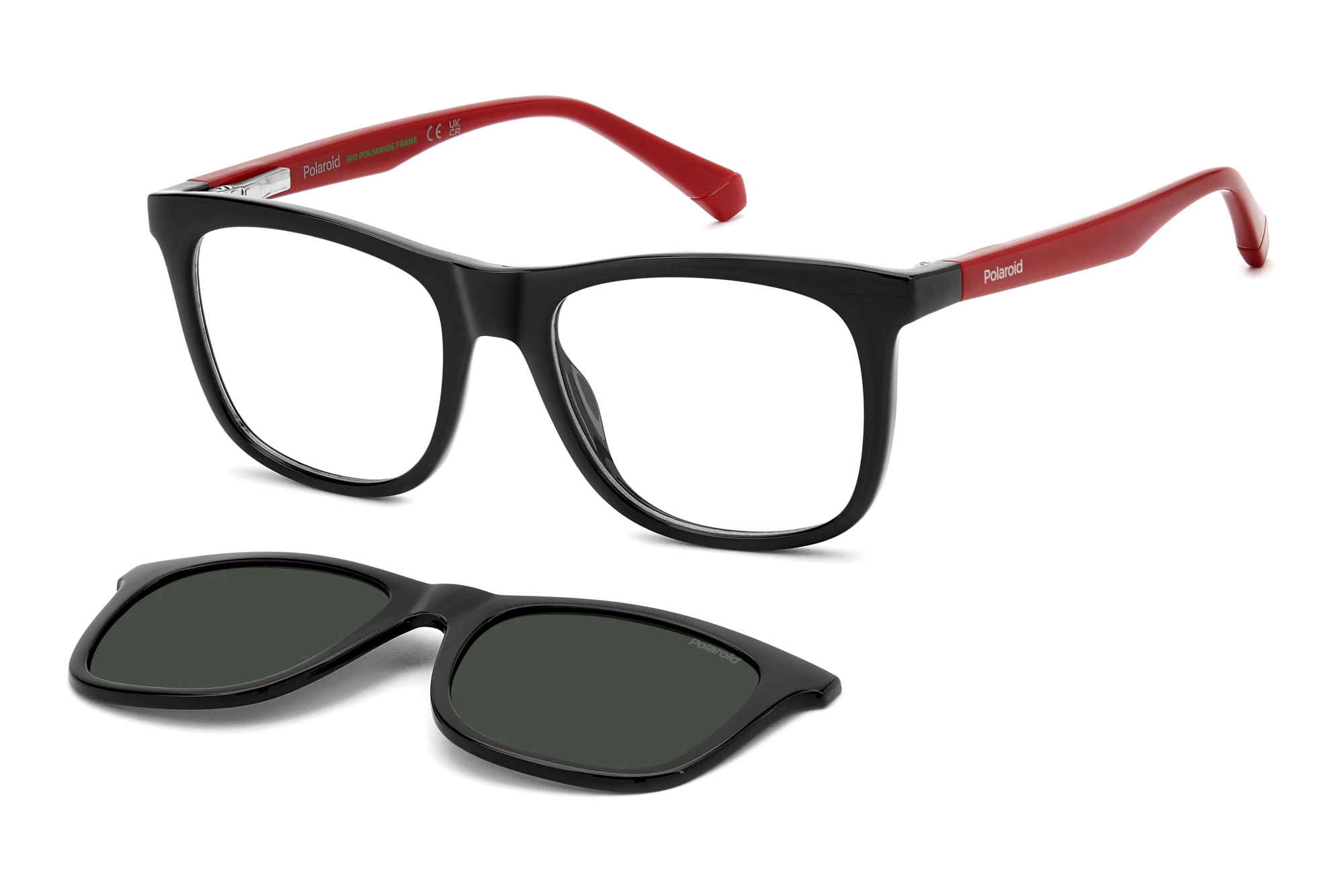 Polaroid   PLD 8055/CS OIT/M9 GREY POLARIZEDBLACK RED