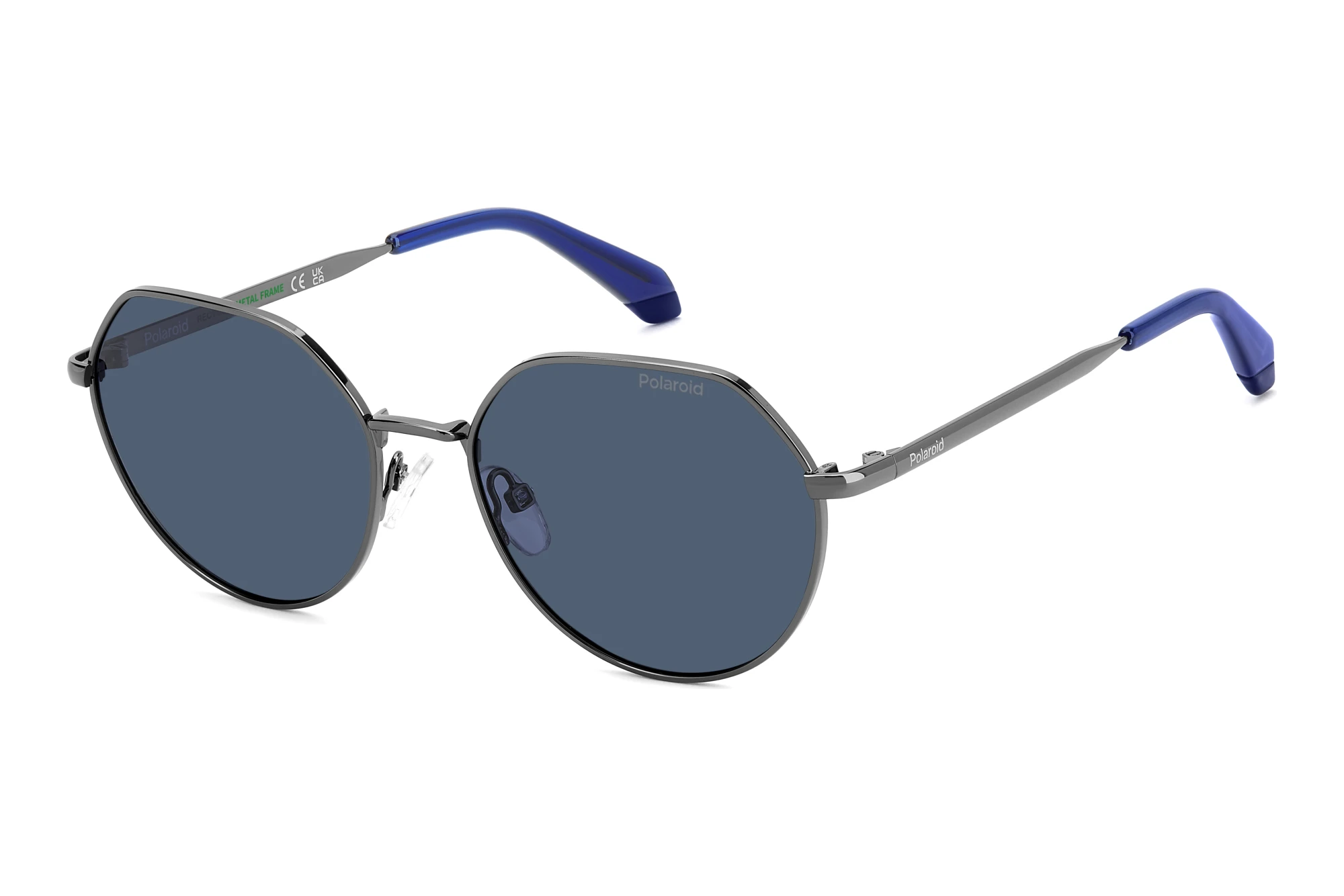 Polaroid   PLD 8074/S KJ1/C3 BLUE POLARIZEDDARK RUTHENIUM