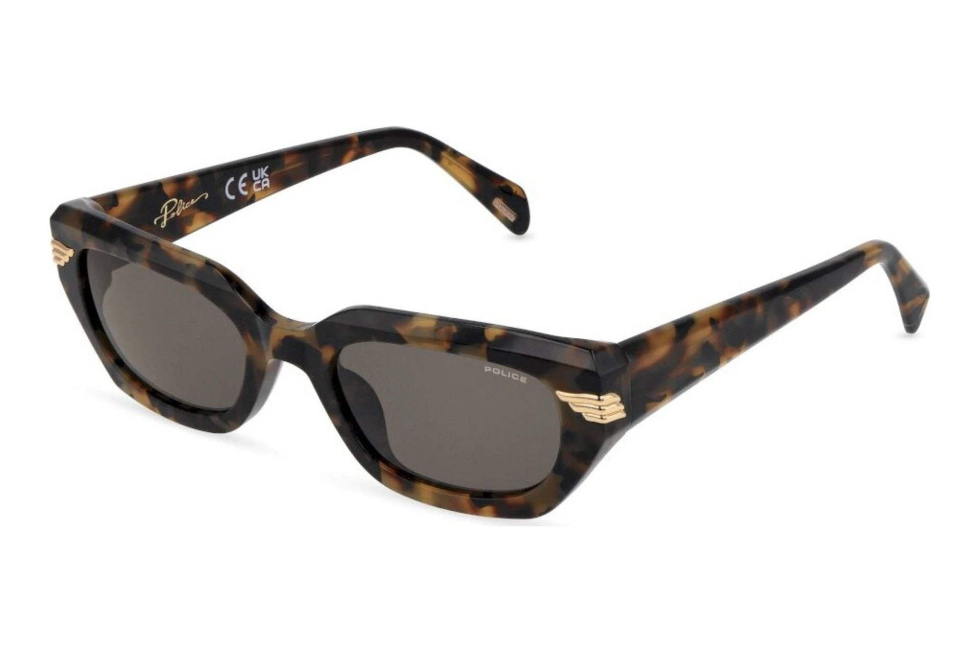 Police   SPLU06 08XW SMOKESHINY MEDIUM HAVANA