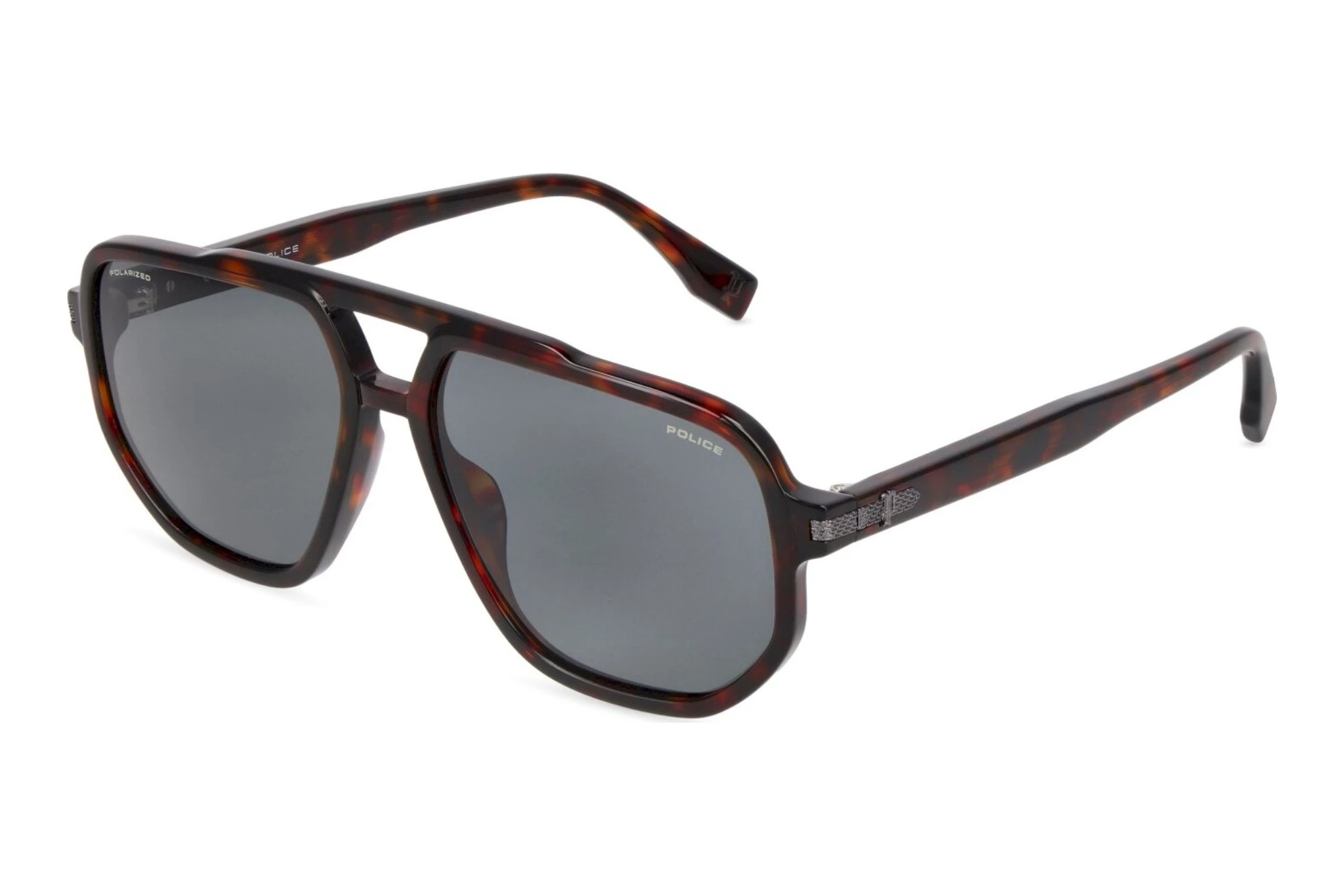 Police   SPLV27 722P SMOKESHINY DARK HAVANA
