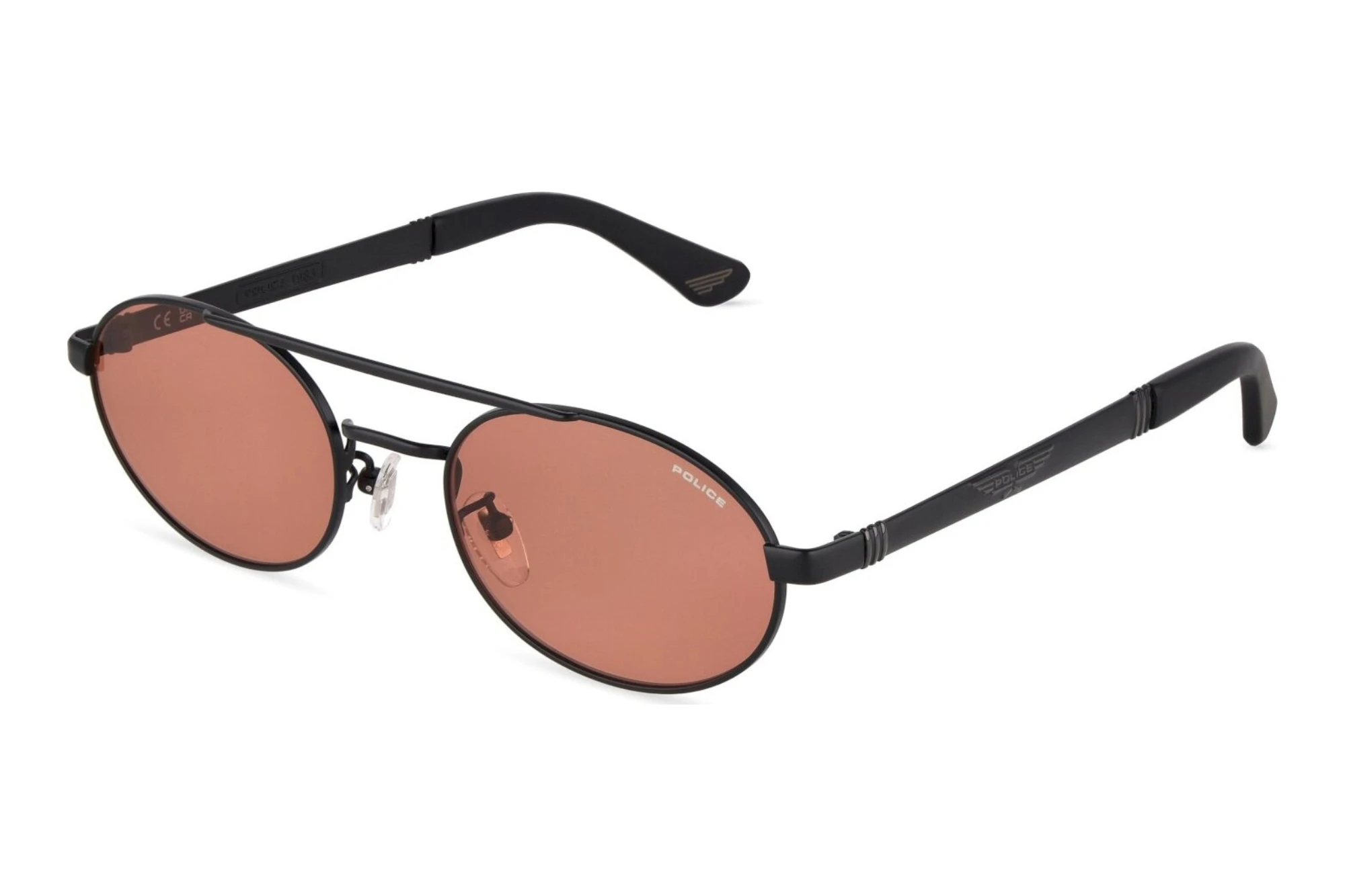 Police   SPLV31 0531 ORANGETOTAL SEMI MATT BLACK