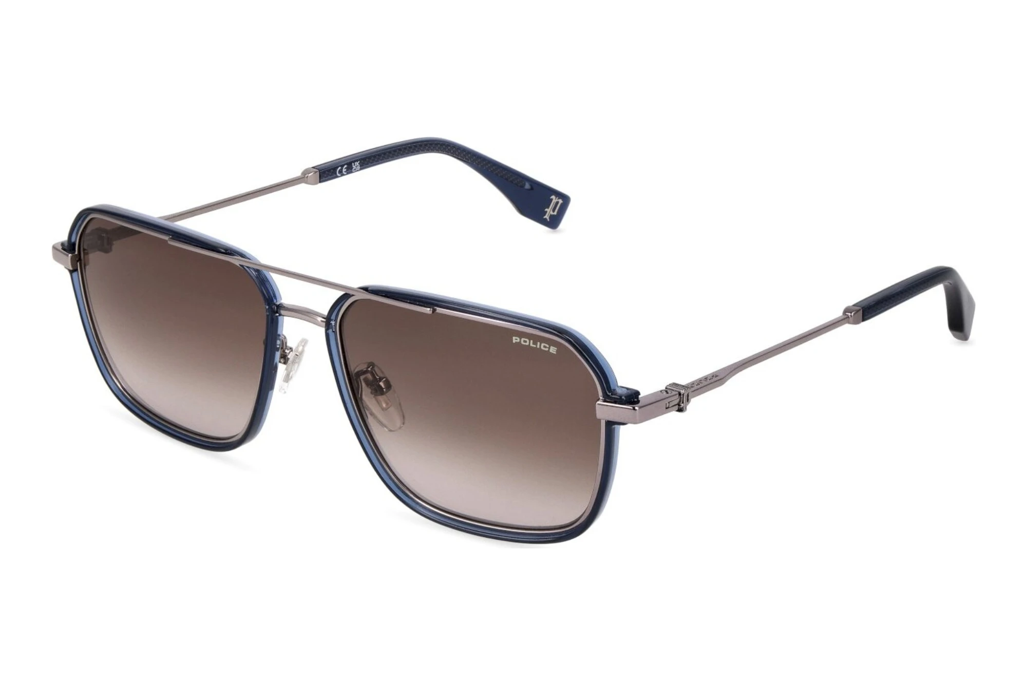 Police   SPLV33 0509 BROWN GRADIENT BROWNTOTAL SHINY RUTHENIUM