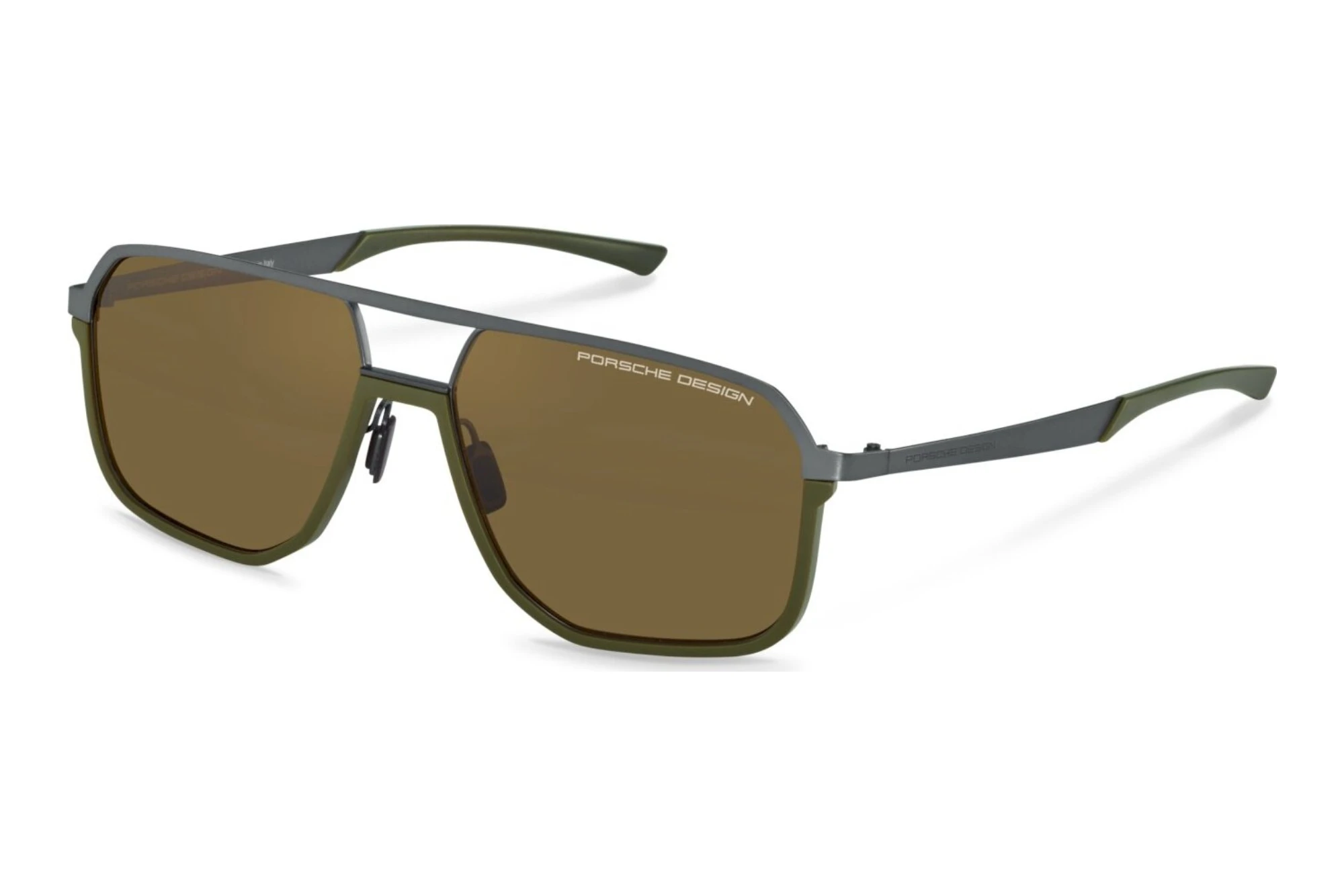 Porsche Design   P86008 B579 BROWNDARK GREY/OLIVE