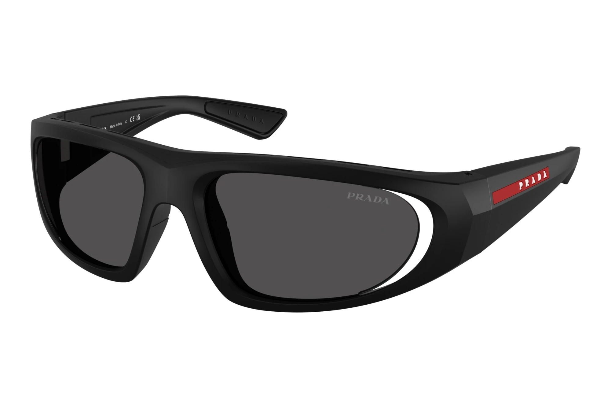 Prada Linea Rossa   PS B03S 1BO06F Dark GreyMatte Black