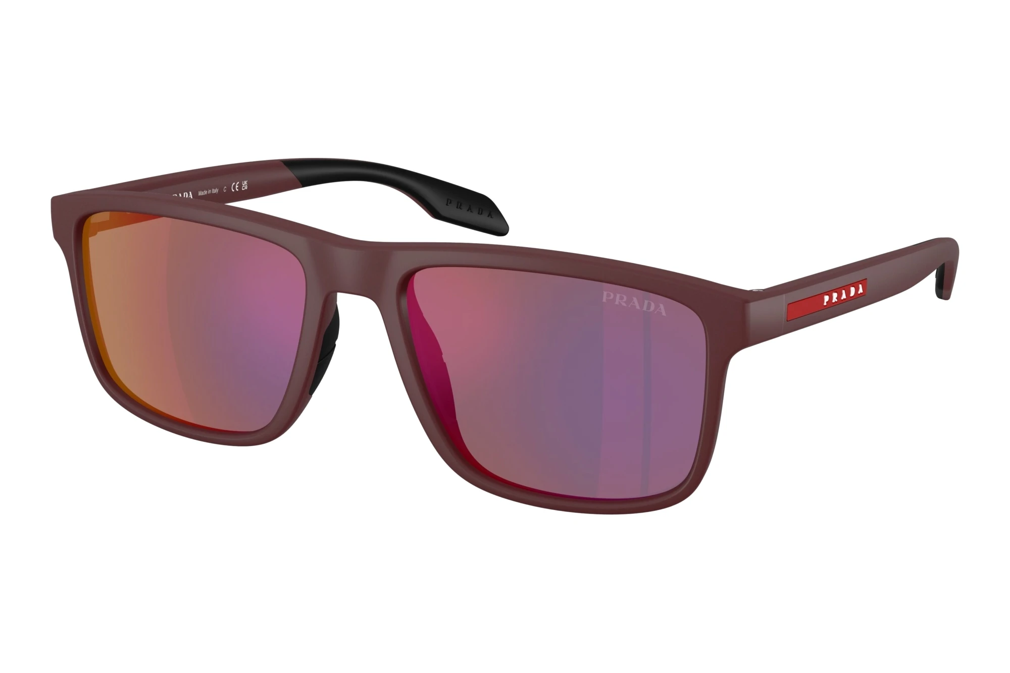 Prada Linea Rossa   PS C01S 29U21E Dark Grey Mirror RedMatte Brown