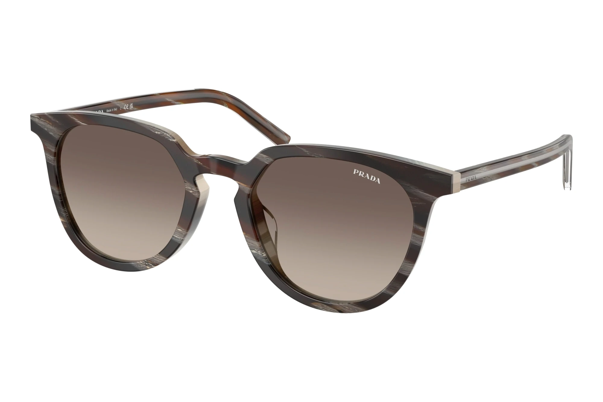 Prada   PR D15SD 23P30S Grey GradientMoro Horn/Honey Horn