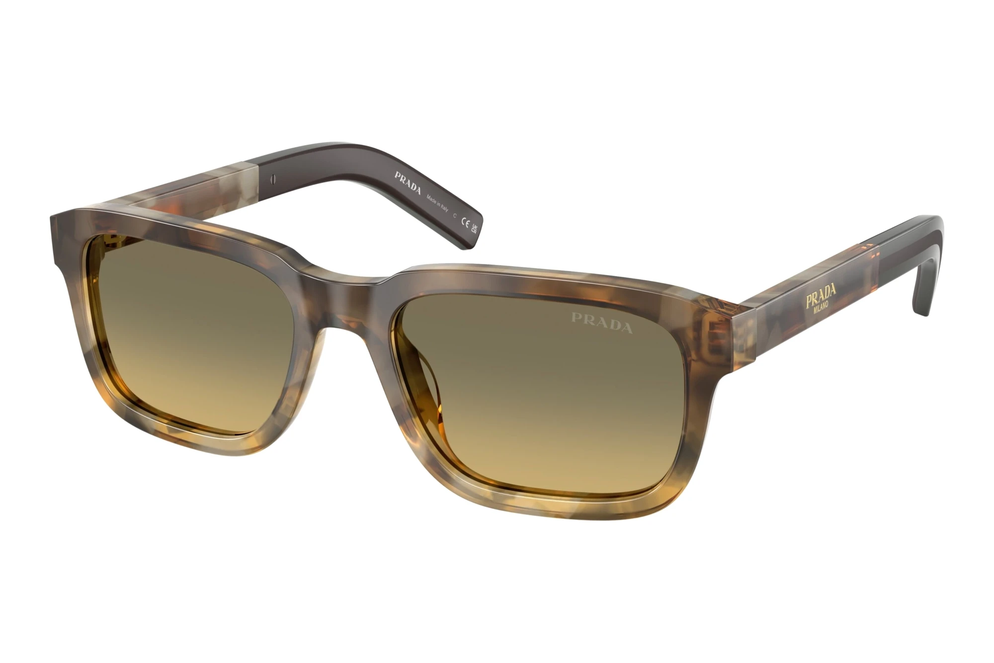 Prada   PR D16S 21P81B Brown Gradient GreyOak Tortoise Gradient