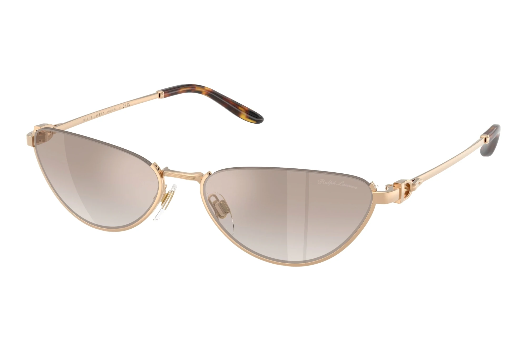 Ralph Lauren   RL7095 94876E Gradient Brown Mirror GoldSemishiny Antique Gold