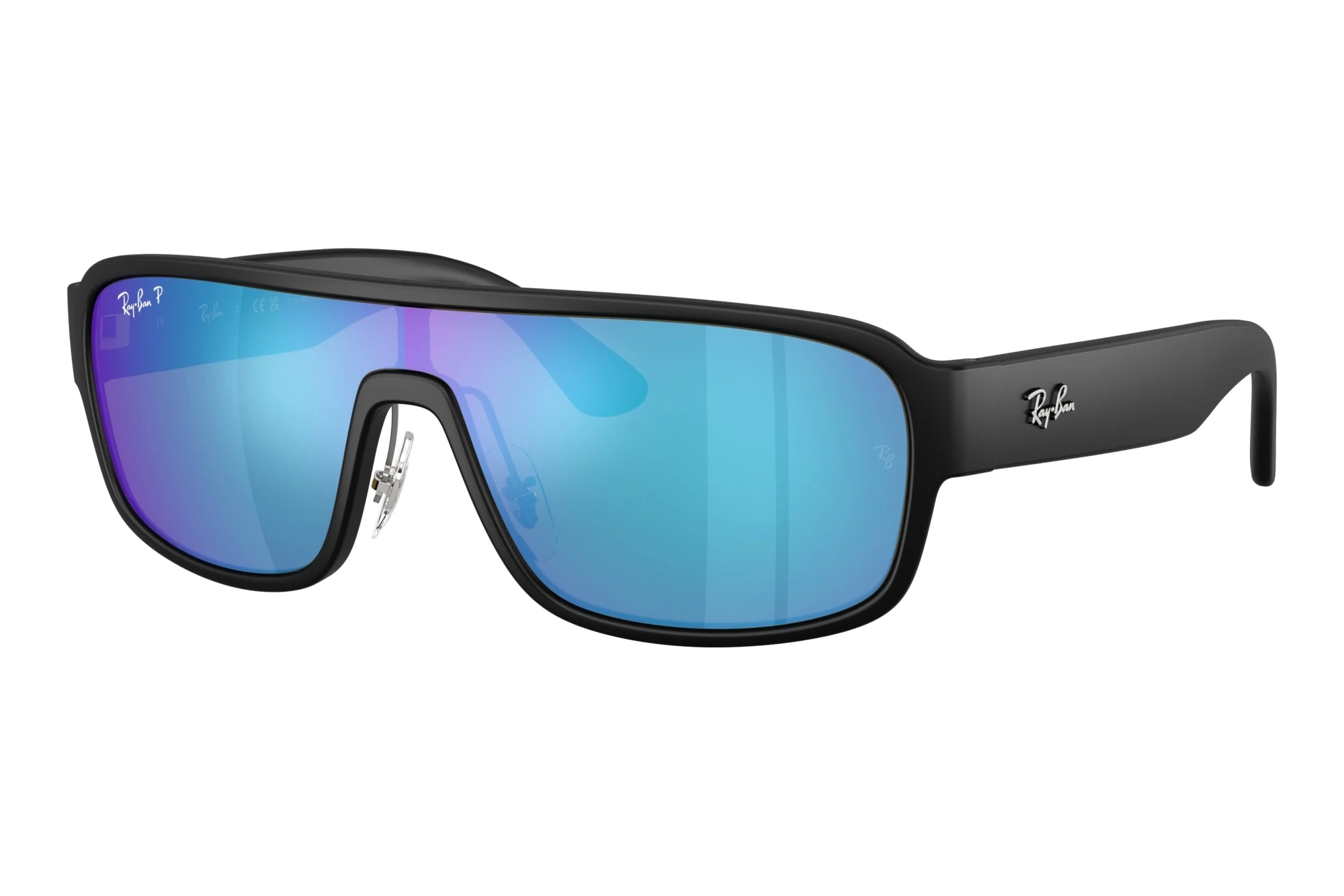 Ray-Ban   RB2233 901SA1 Green Mirror Blue Polarized+Black