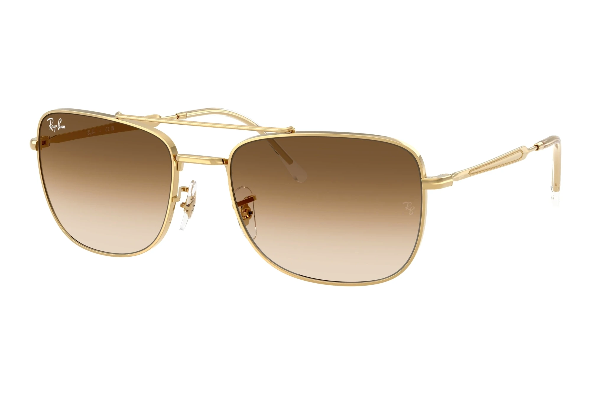 Ray-Ban   RB3755 001/51 Clear Gradient BrownArista Gold