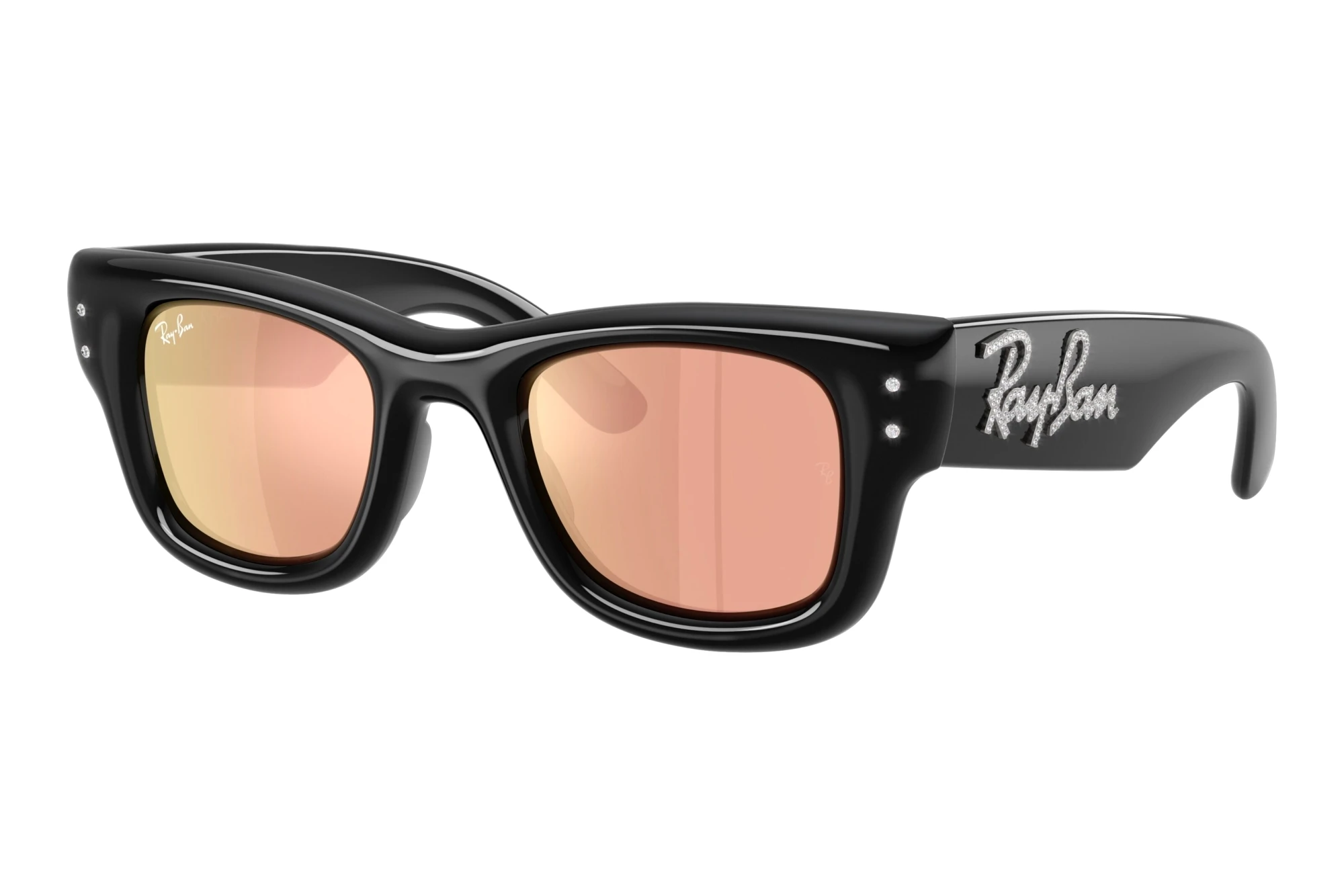 Ray-Ban   RB4940B 68647J Dark Brown Mirror Rose GoldBlack
