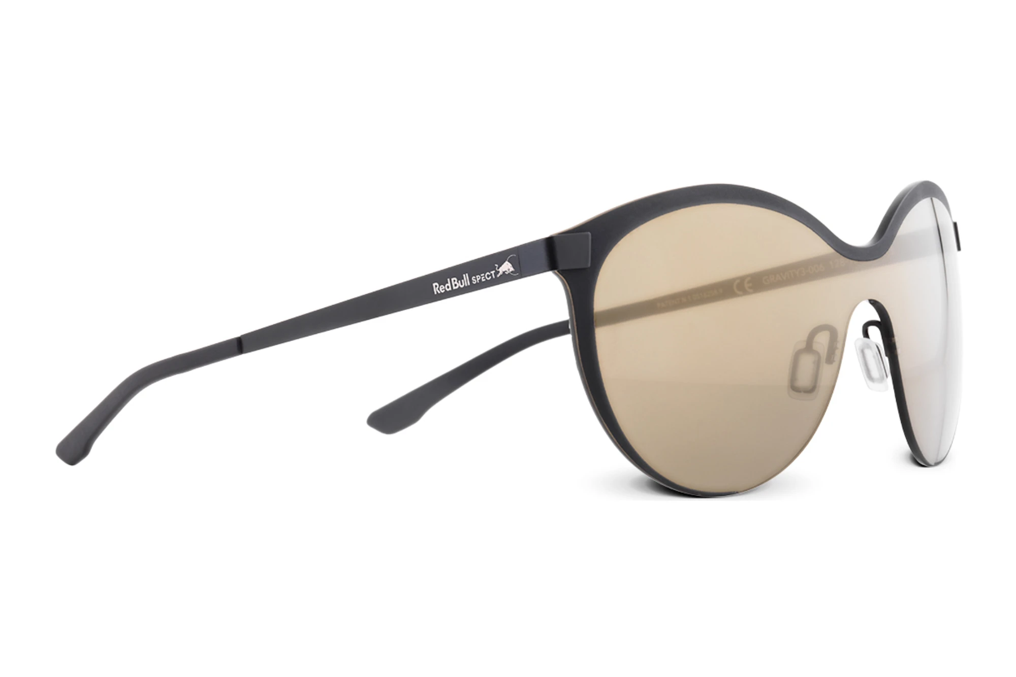 Red Bull SPECT   GRAVITY3 006 brown with gold mirrorblack