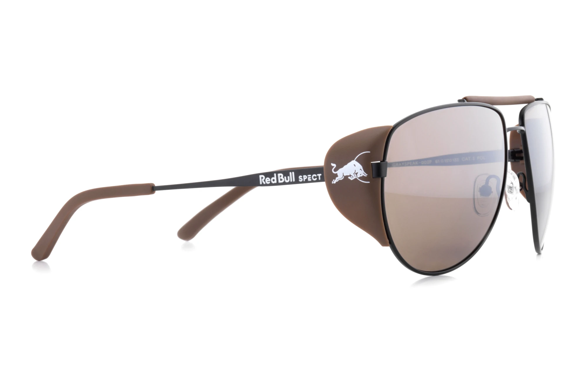Red Bull SPECT   GRAYSPEAK 002P brown with silver flash POLblack