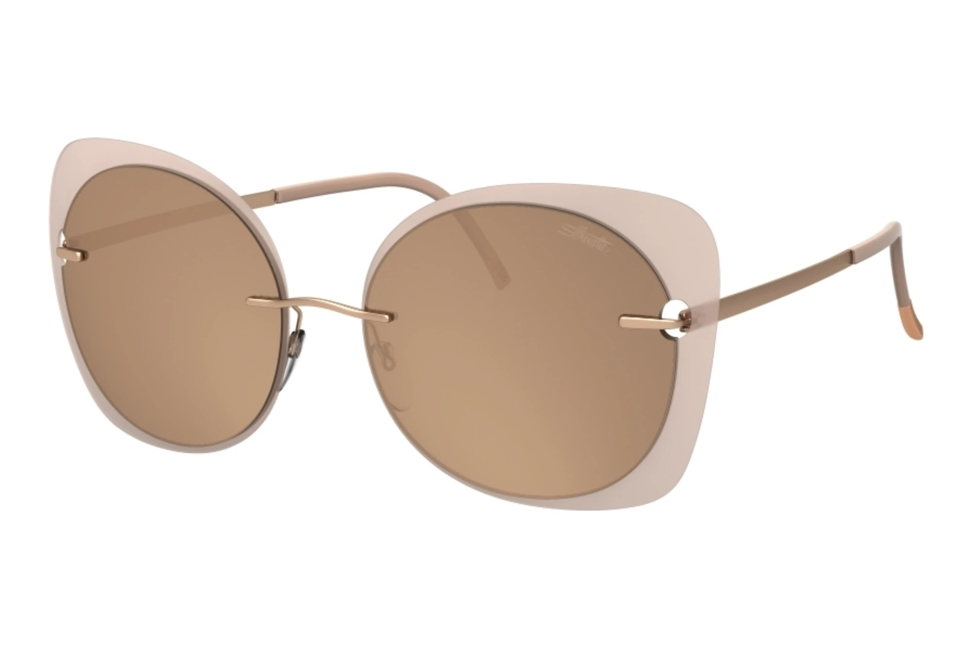 Silhouette   8164 3530 brownGlossy Caramel Mirror