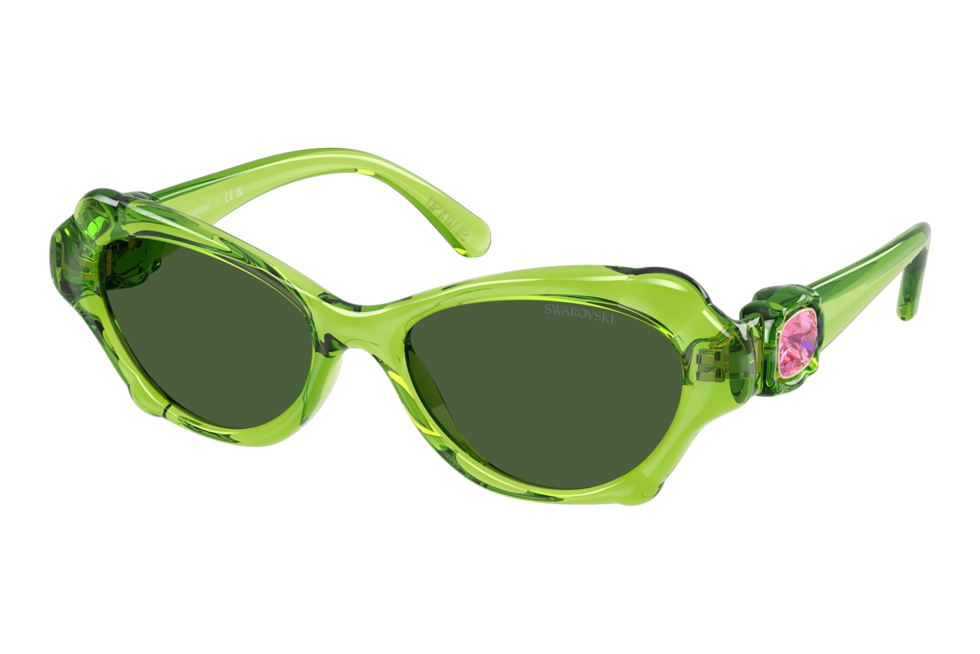 Swarovski   SK6050 108971 Dark GreenTransparent Green