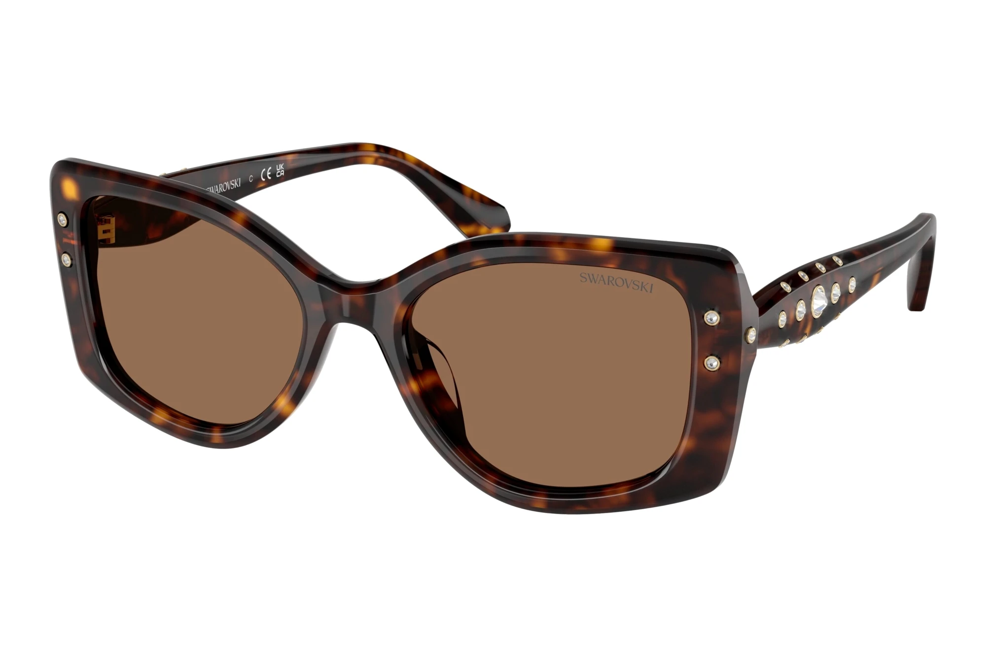 Swarovski   SK6058U 100273 Dark BrownHavana