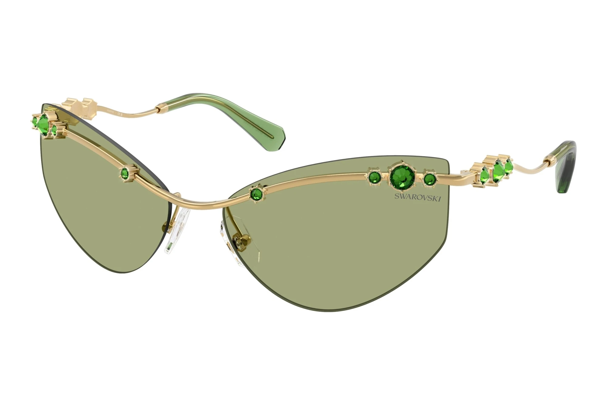 Swarovski   SK7039 404382 GreenGold