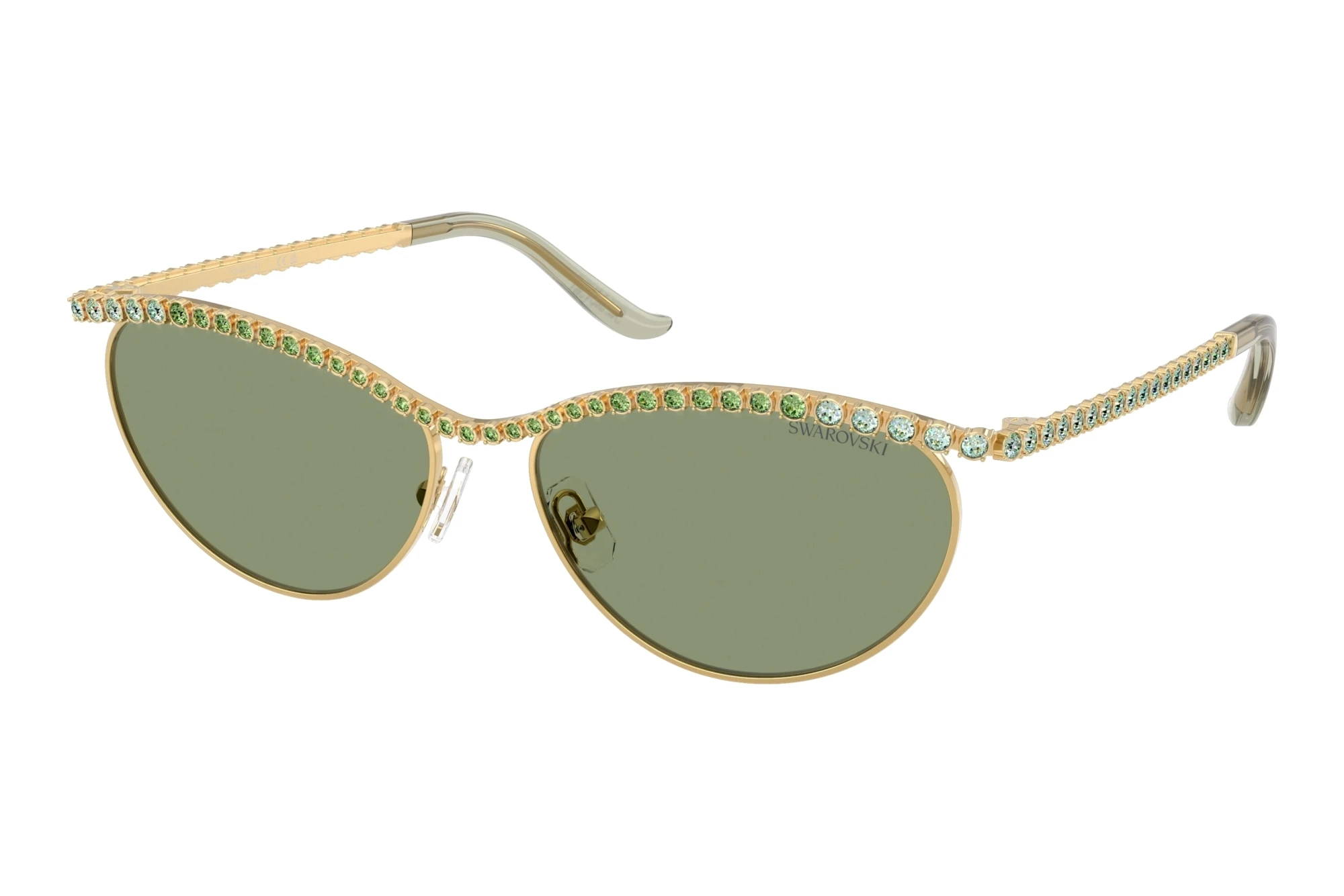 Swarovski   SK7046 400482 GreenGold