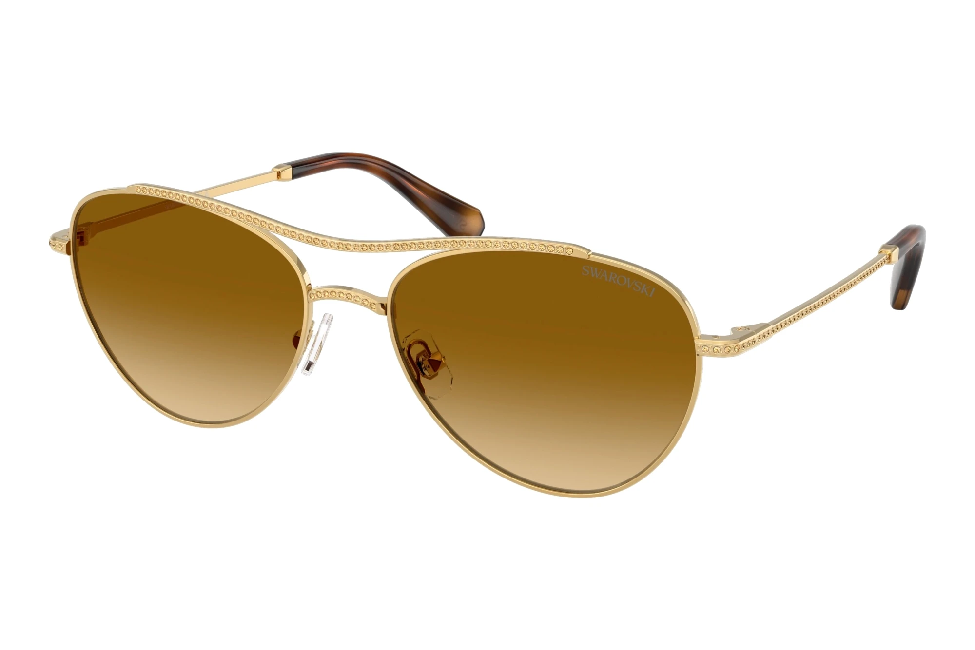 Swarovski   SK7047 40043B Yellow Gradient Light BrownGold