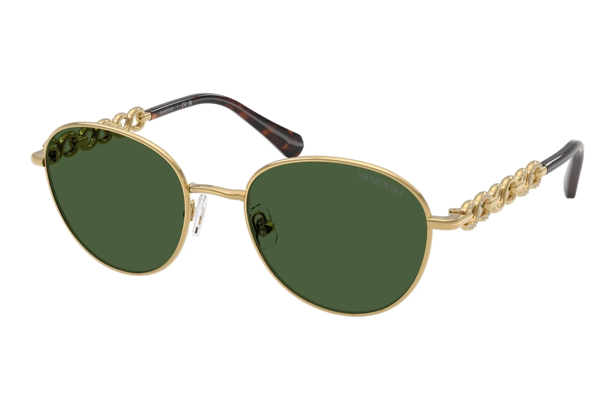 Swarovski   SK7049 400471 Dark GreenGold