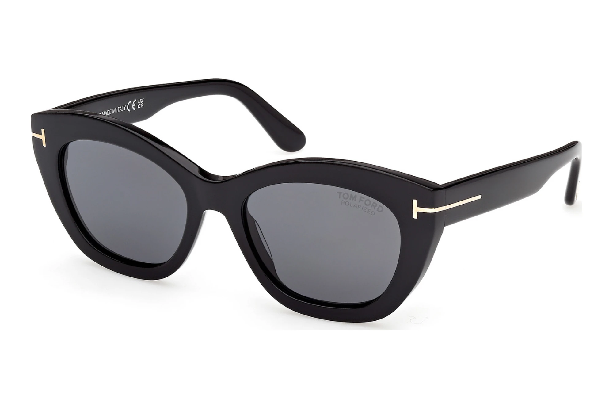 Tom Ford   FT1285 01D grau polarisierendGlänzend Schwarz