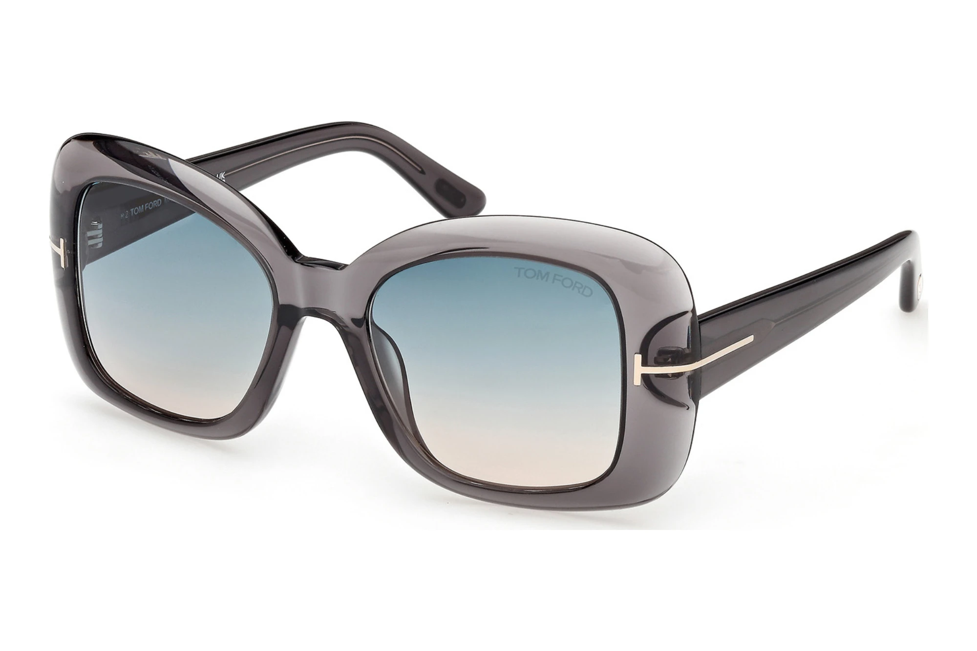 Tom Ford   FT1348 20P grün verlaufendGlänzend Grau