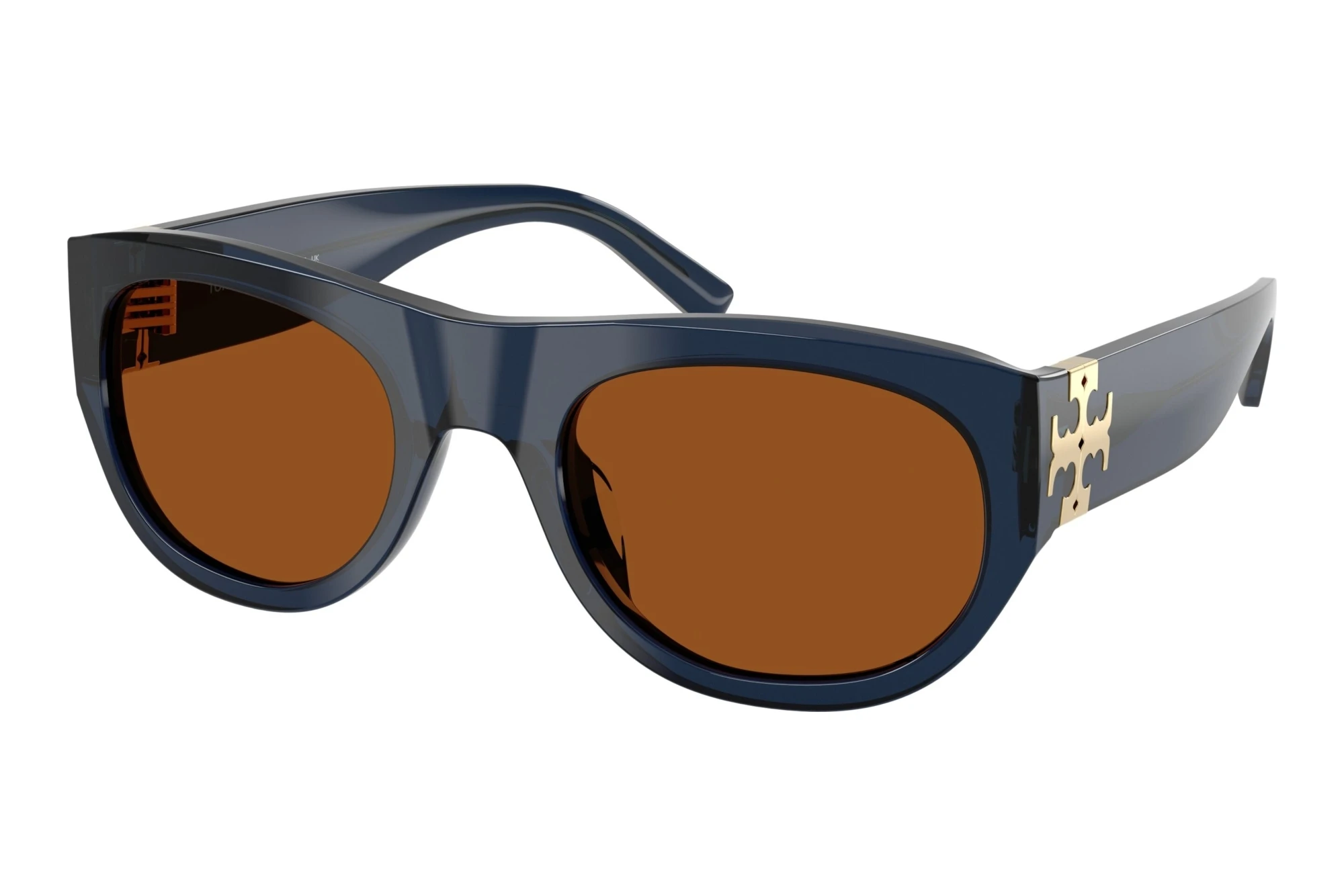 Tory Burch   TY7238U 206573 Solid BrownTransparent Blue