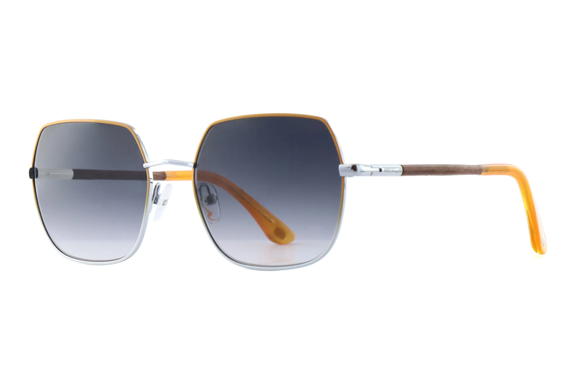 Wood Fellas   11752 macassar/yellow/silver macassar/yellow/silver