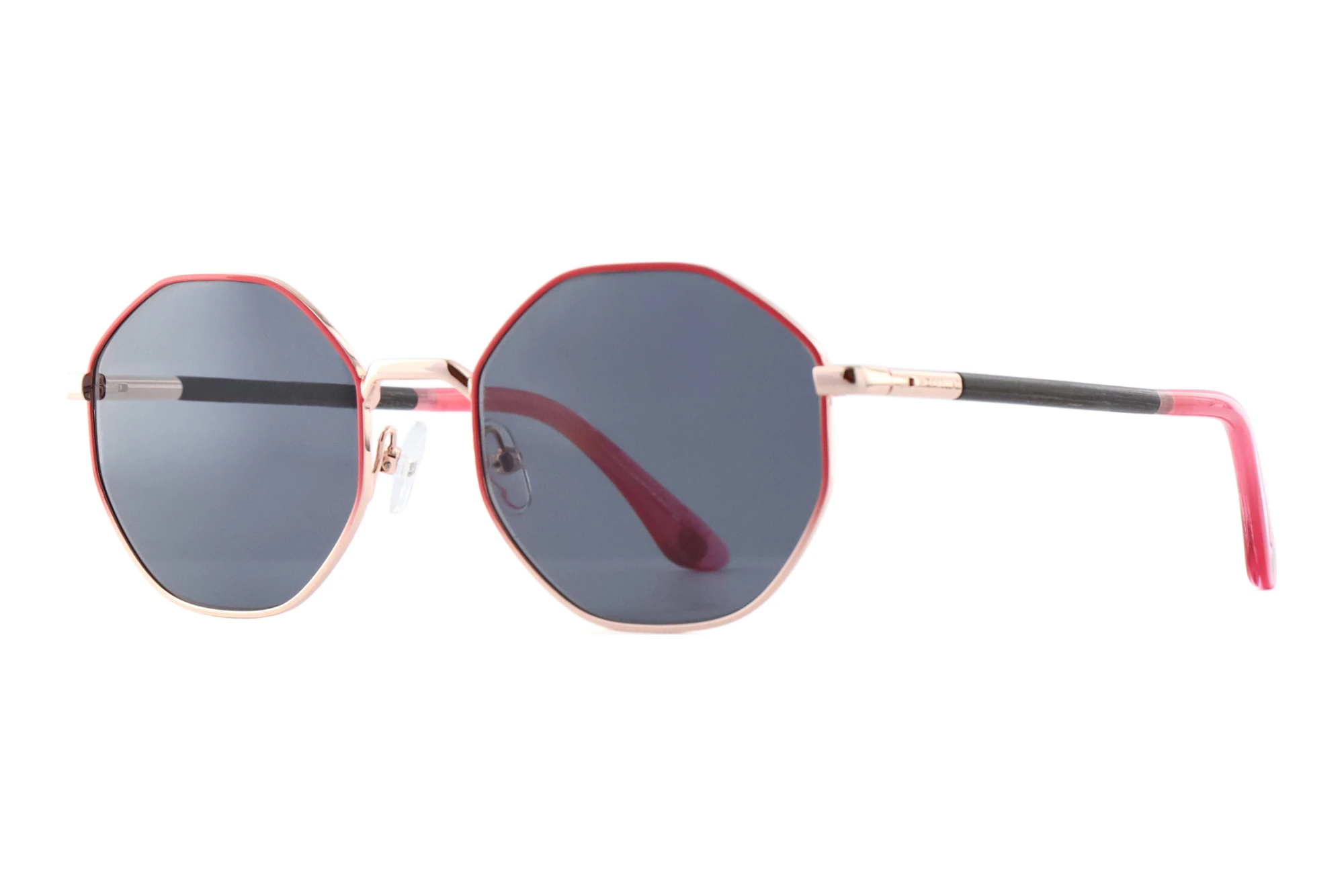 Wood Fellas   11753 black oak/red/rose gold black oak/red/rose gold