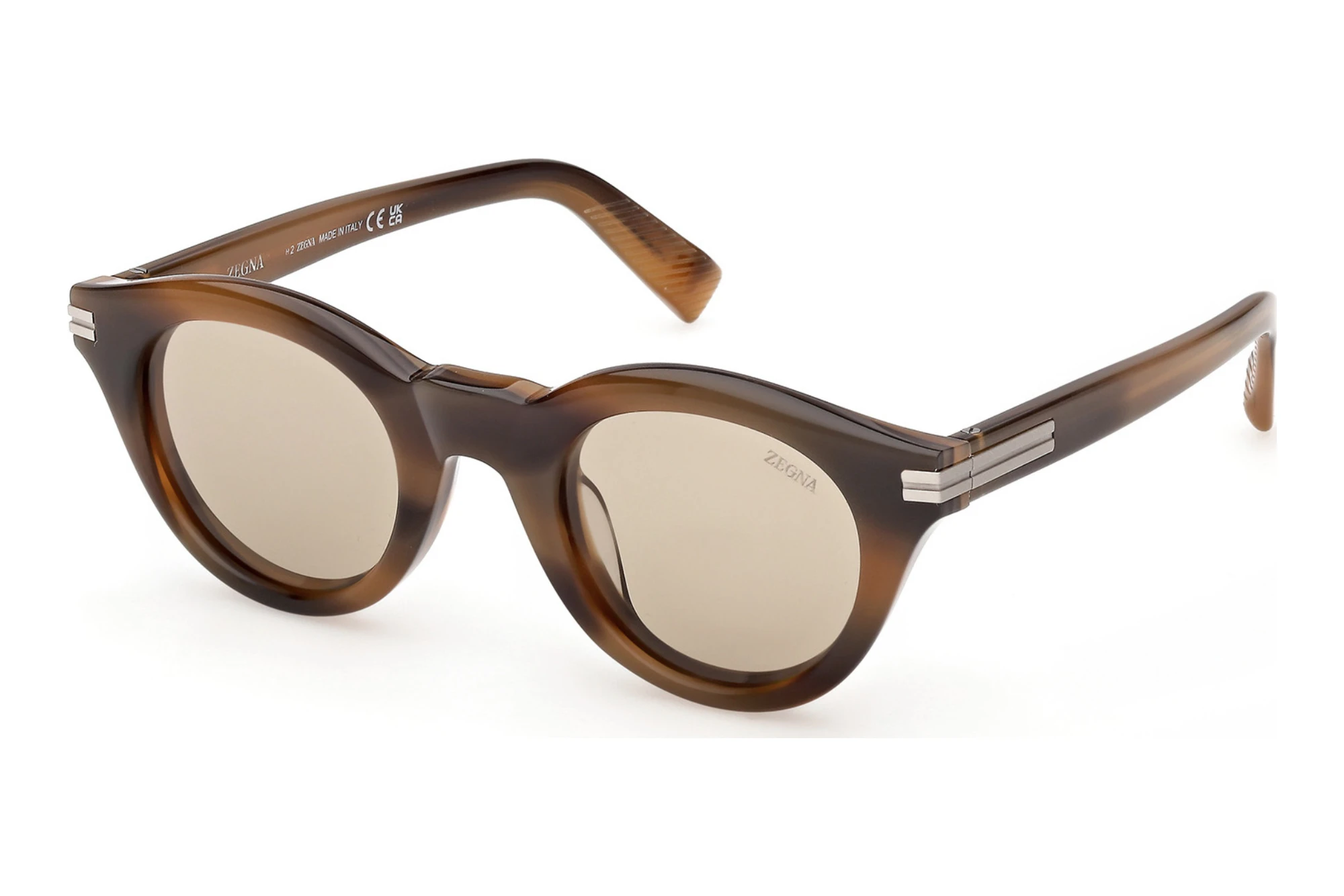 Zegna   EZ0302 52E braunDunkel Havanna