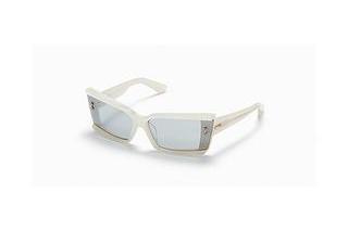 Akoni Eyewear AKS-107 B Medium Grey - Silver Flash Mirror - ARCloudy White