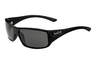 Bolle Weaver Sunglasses Shiny Black//Matte Brown TLB Dark 12138