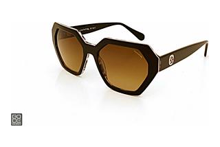 Comma 77227 03 schwarz transparent gemustert | gold matt