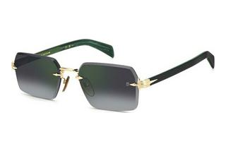 David Beckham DB 7109/S PEF/NU GREY SHADED GREEN MIRRORGOLD