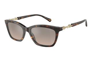 Emporio Armani EA4238 50266I Brown Grad Grey Mirror SilverShiny Havana