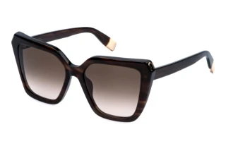 Furla SFU978 07HL BROWN GRADIENTSHINY BROWN STRIPED HAVANA