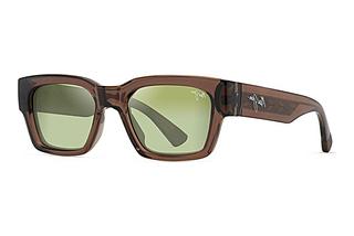 Maui Jim Kenui HTS642-01A Maui HT™Shiny Trans Light Brown