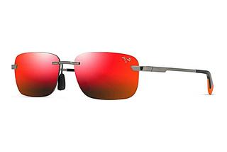 Maui Jim Lanakila RM624-17 Hawaii Lava ™Shiny Light Ruthenium