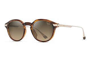 Maui Jim Momi HS622-10 HCL® BronzeShiny Dark Havana w/Gold