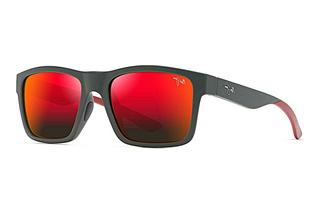 Maui Jim The Flats RM897-04 Hawaii Lava ™Dark Grey w/Brick Red Int