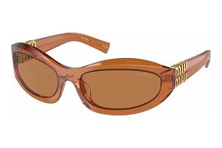 Miu Miu MU 14ZS 15T10I BrownCaramel Trasparent